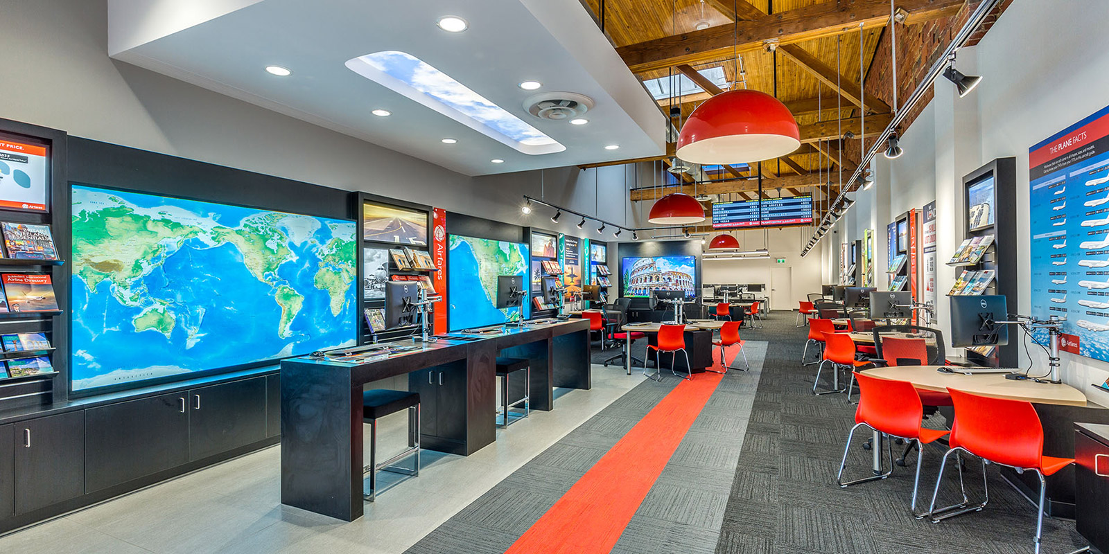 An example of a retail store interior designed by a professional commercial interior design firm in Vancouver Canada