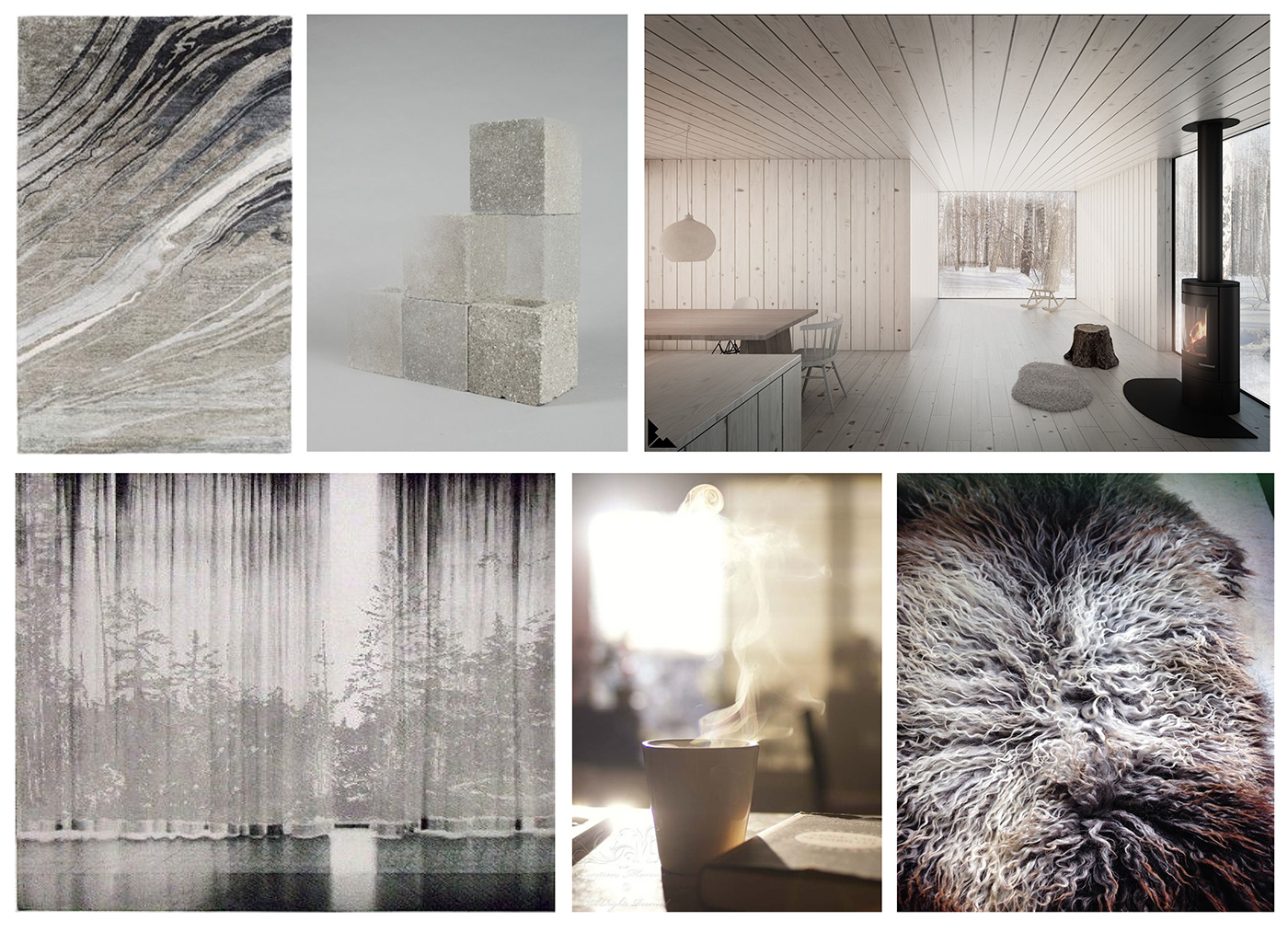 November Interior Design Inspiration Board by Tiina Vahtola at Cutler