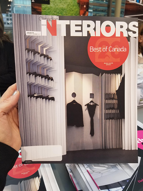 Canadian Interiors Best of Award Magazine Cover
