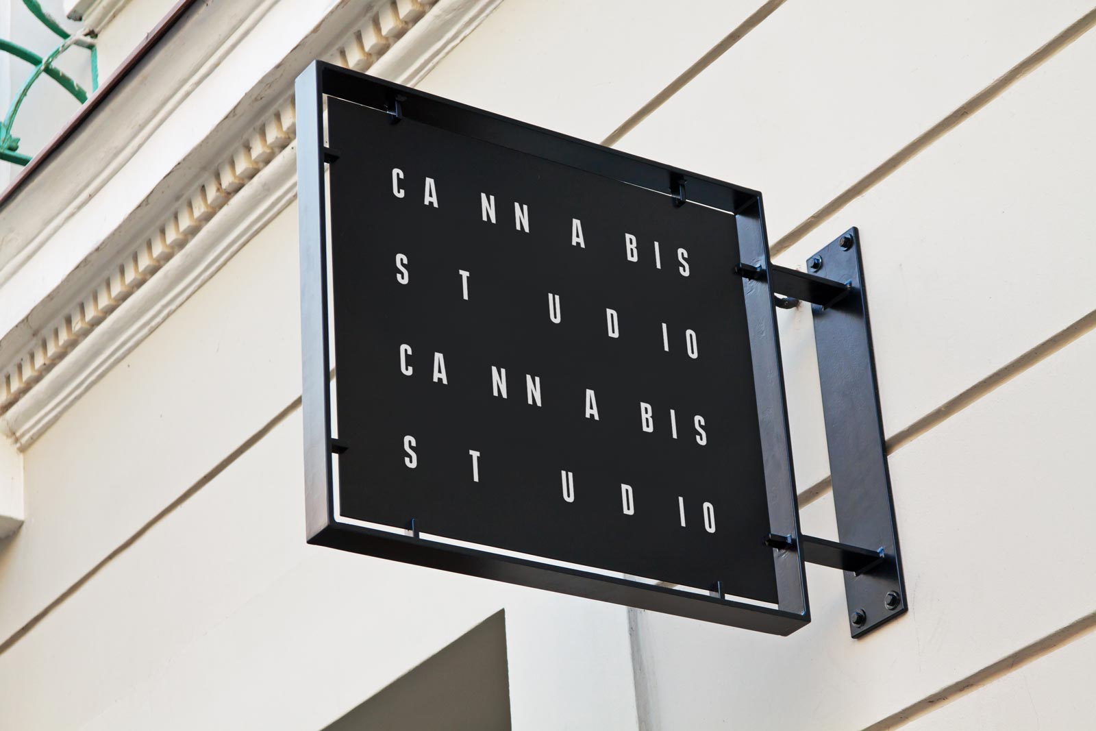Photo of Cannabis Retail Signage design at store entrance