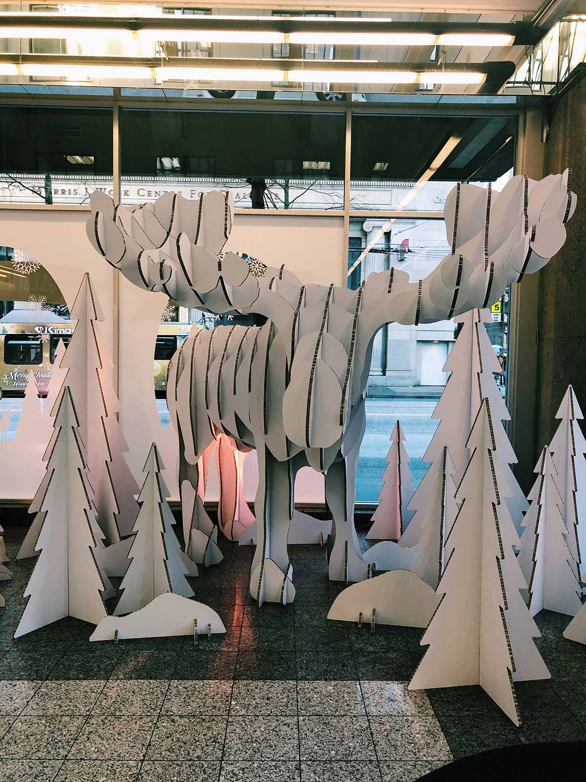 Harbour centre christmas designs for their retail display units