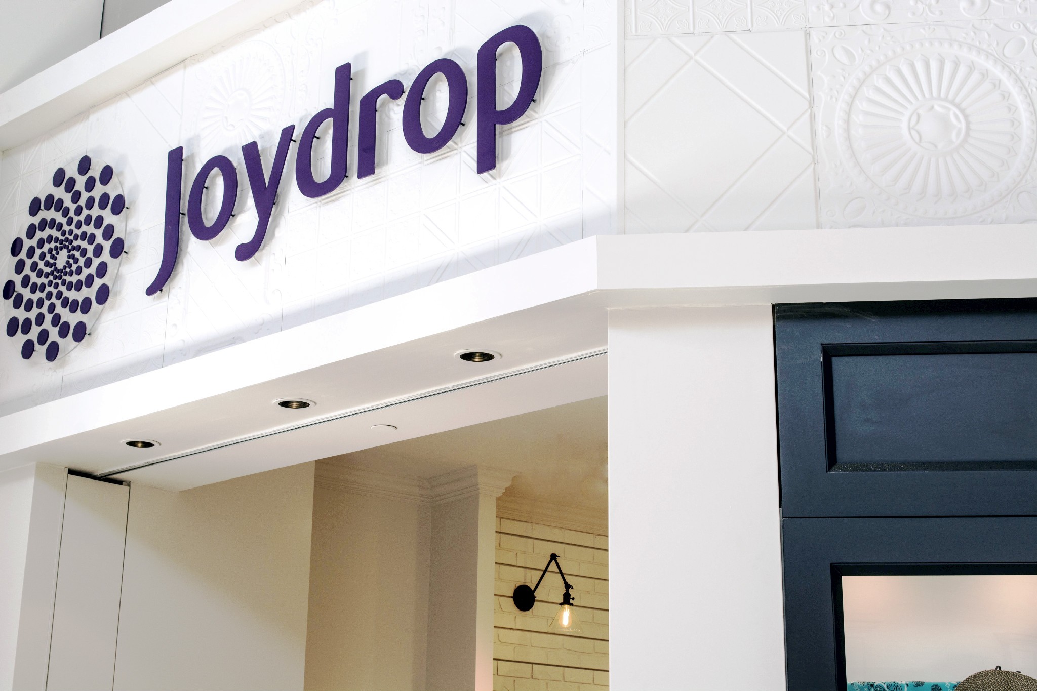 Storefront Branding, Retail Interior Design, Joydrop in Calgary Alberta, by Cutler