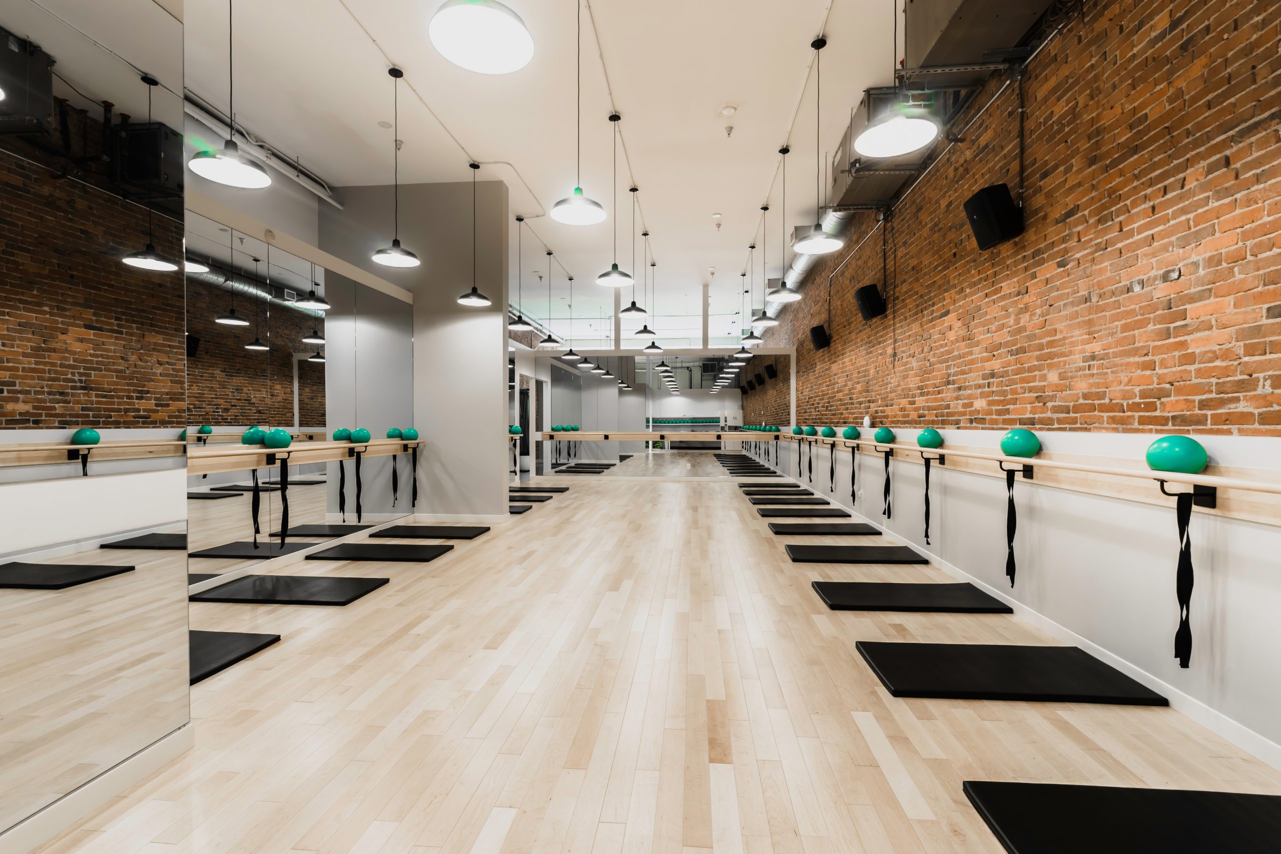 Barre Fitness interior space design in Surrey BC by Cutler