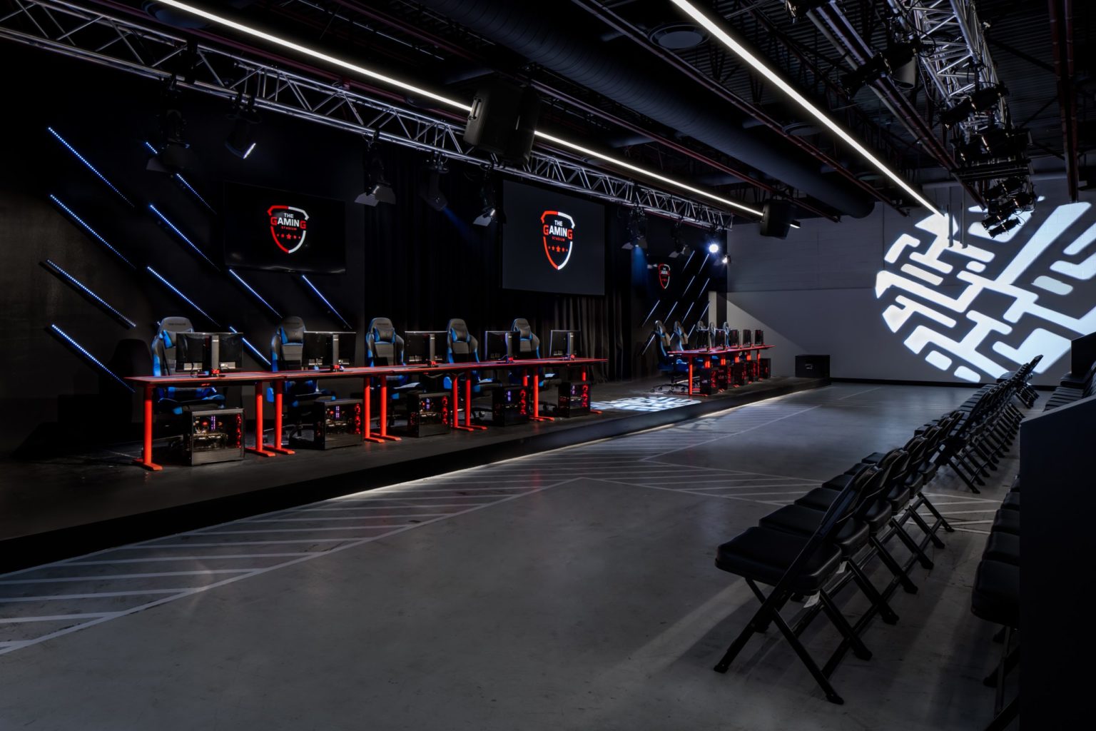 The Gaming Stadium Professional Gaming Stadium Interior Design in Richmond BC Canada, by Cutler