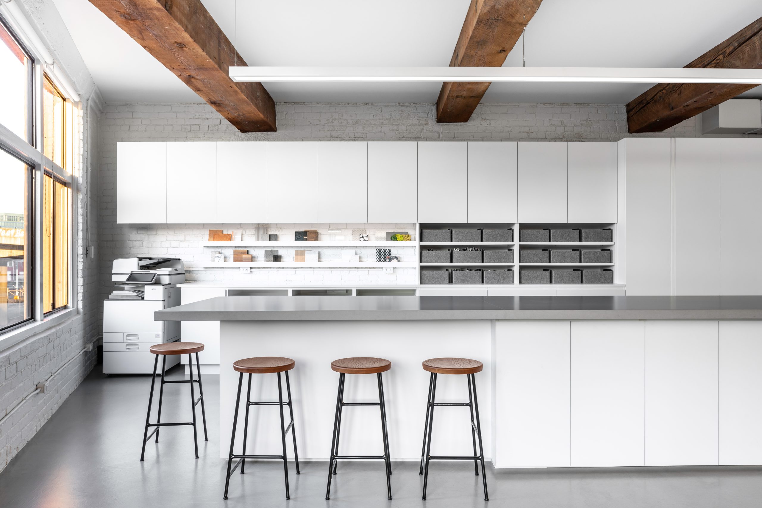Kitchen Area, Head Office Interior Design, Cutler Studio in Vancouver BC, by Cutler
