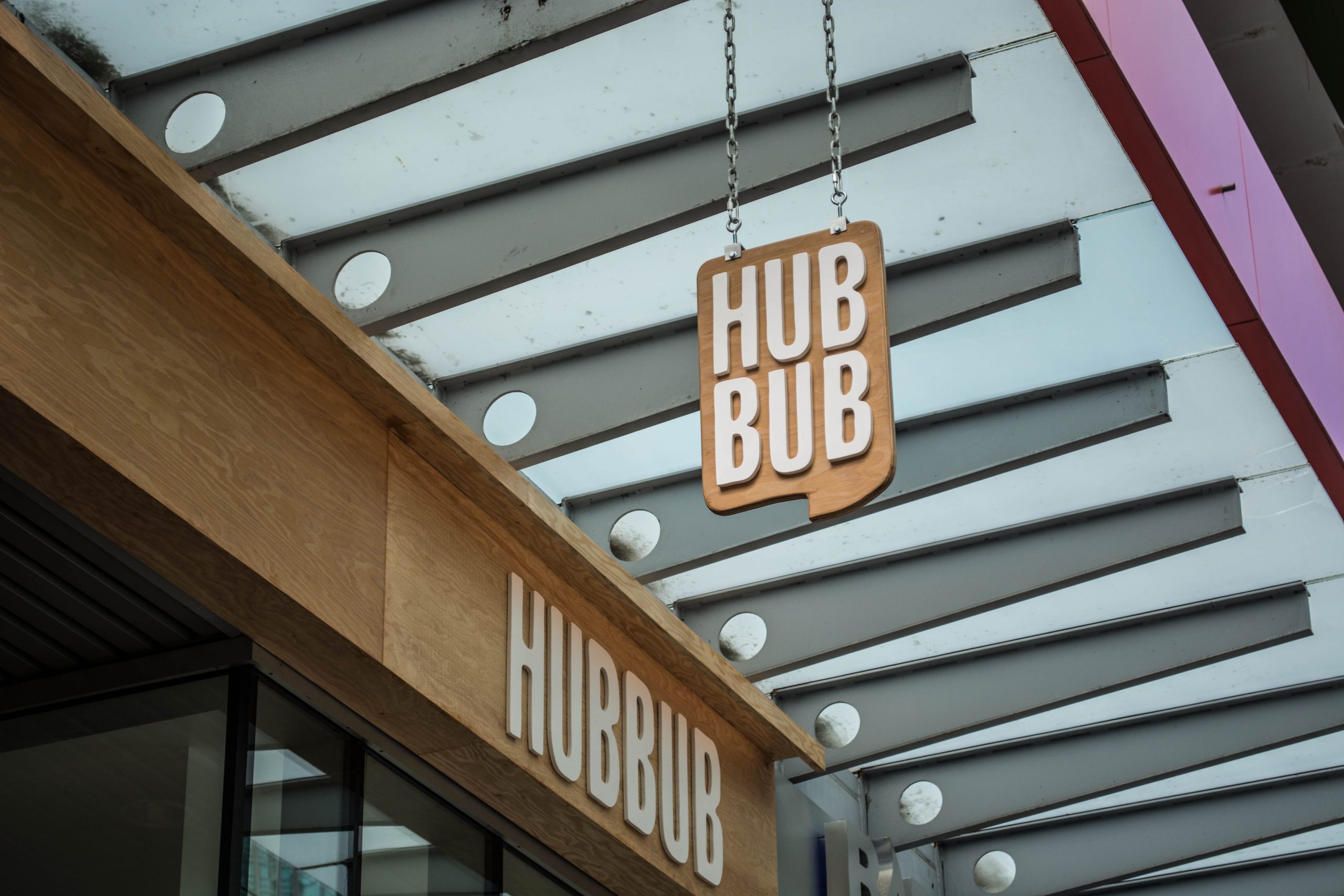 Hubbub  in Vancouver BC Canada, by Cutler