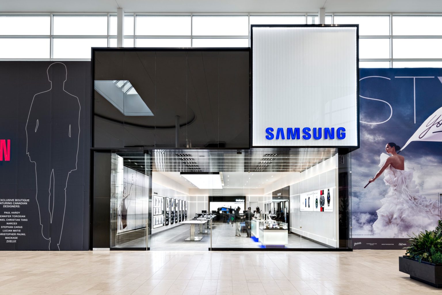 Project: Samsung Yorkdale Interior Design & Architecture in Toronto ON Canada