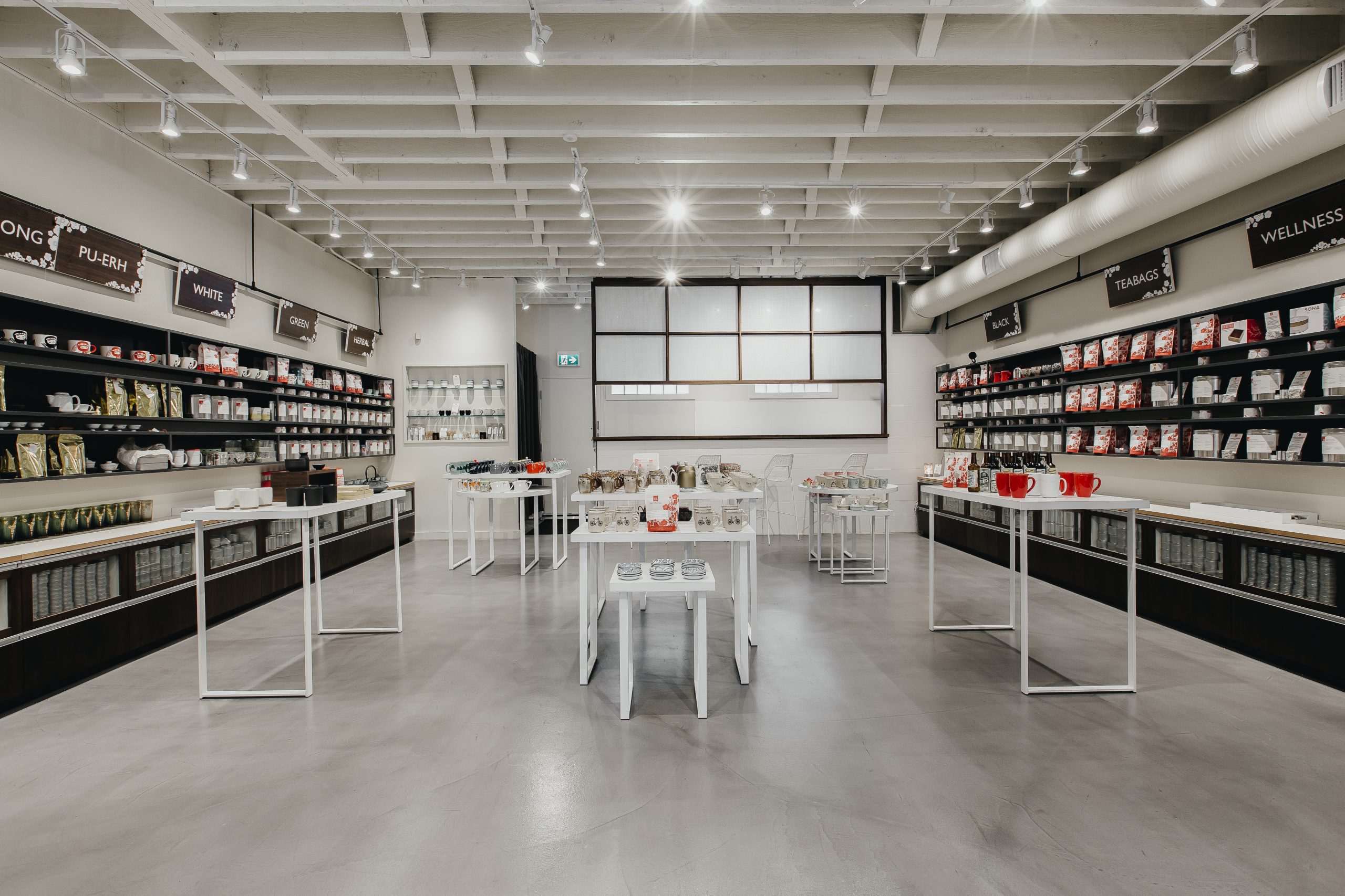 Main Store Area, Retail Interior Design, Silk Road Tea in Vancouver BC, by Cutler
