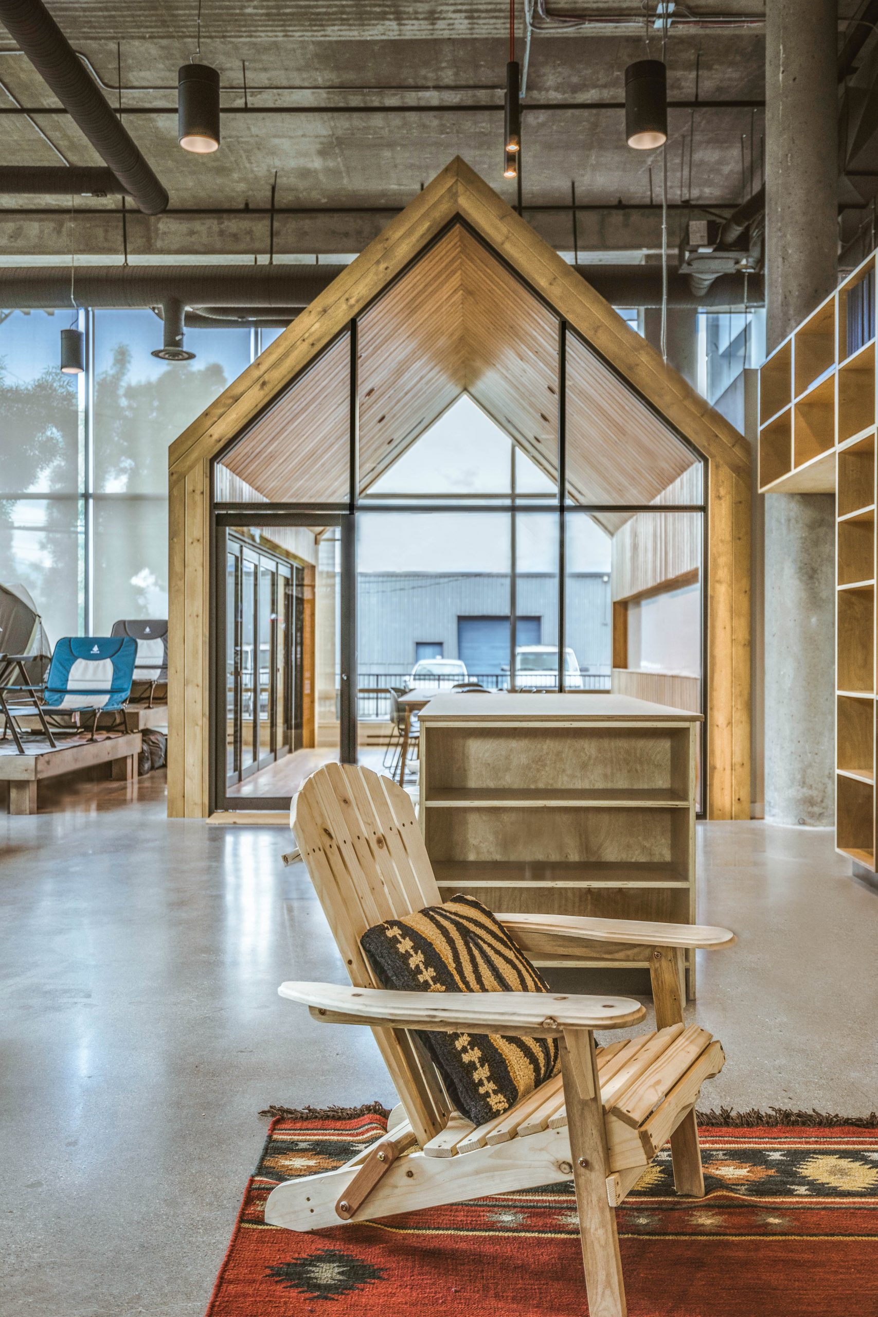 Enclosed Meeting Room, Showroom Design, Woods Product Development Lab in Vancouver BC, by Cutler