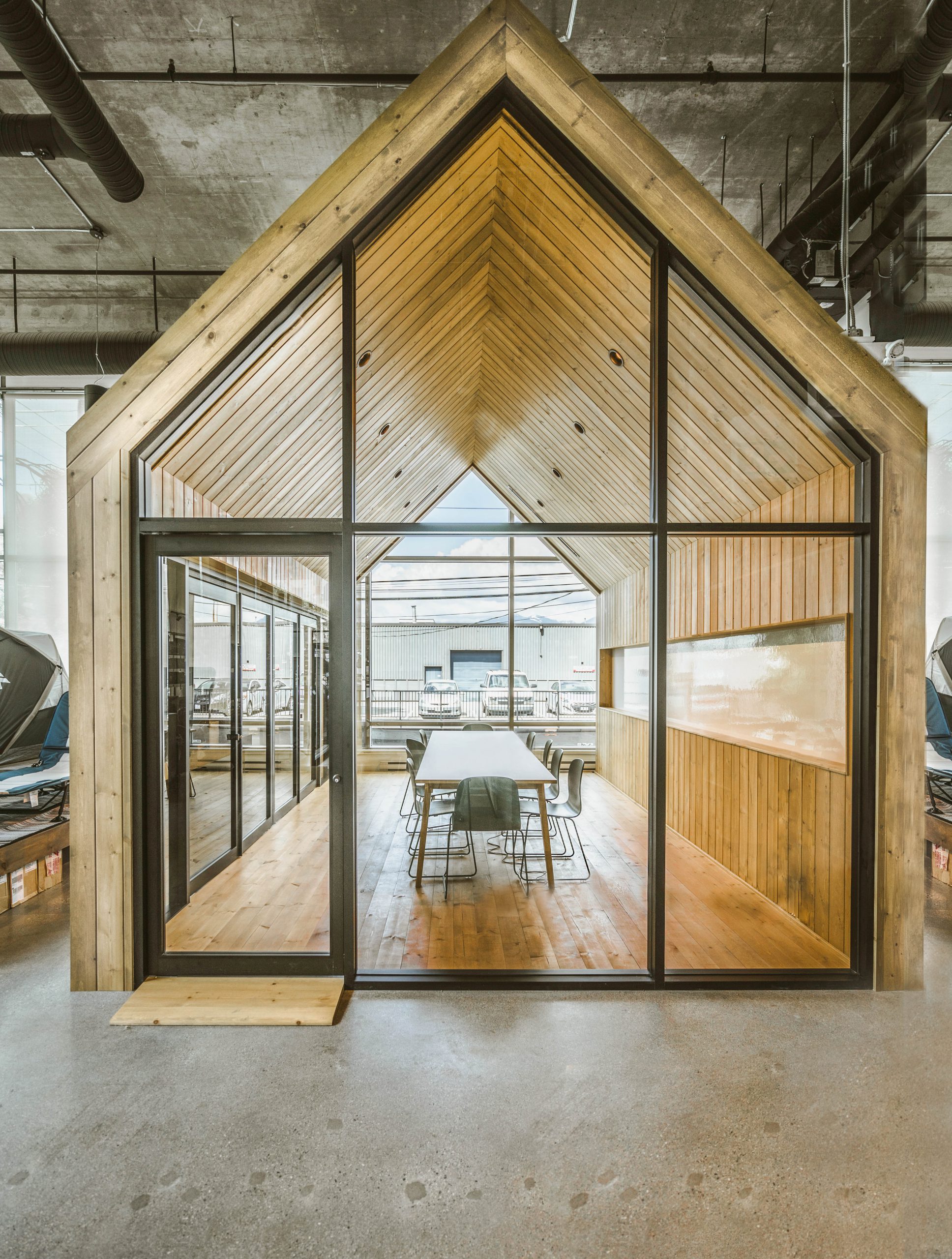 Meeting Room, Showroom Design, Woods Product Development Lab in Vancouver BC, by Cutler