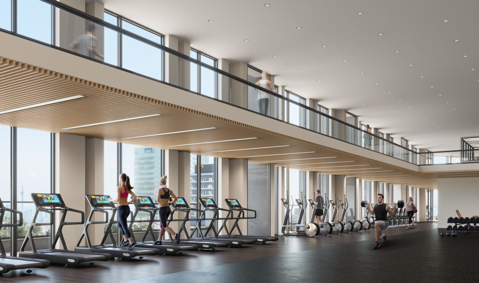 Transit City Amenity Centre Fitness Amenity Centre Design in Toronto ON Canada , by Cutler