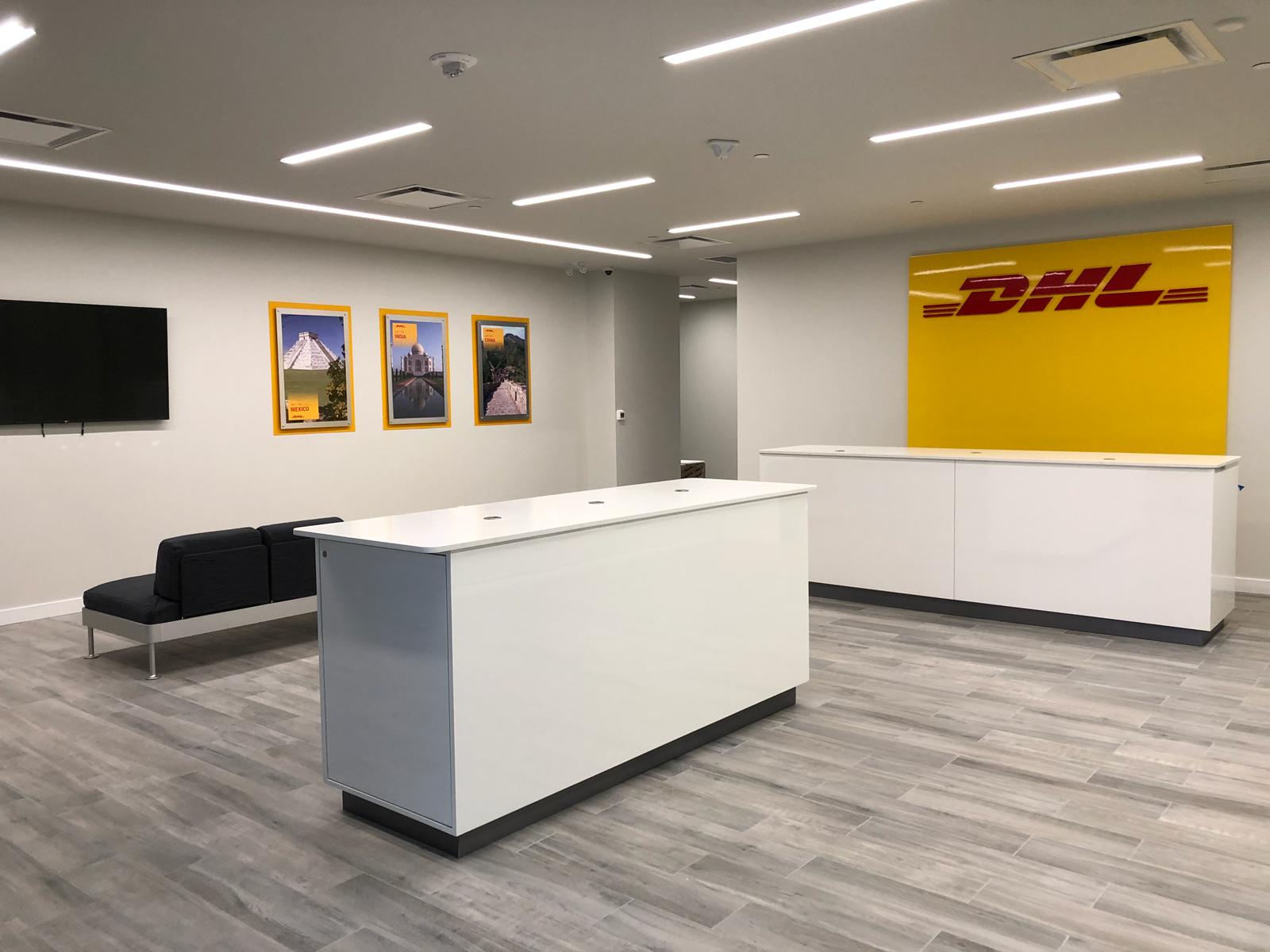 Front Of Store, Retail Interior Design, DHL in Calgary Alberta, by Cutler