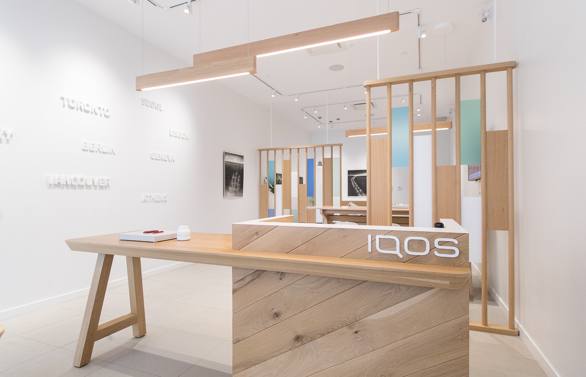 IQOS Retail Interior Design in Calgary Alberta Canada, by Cutler