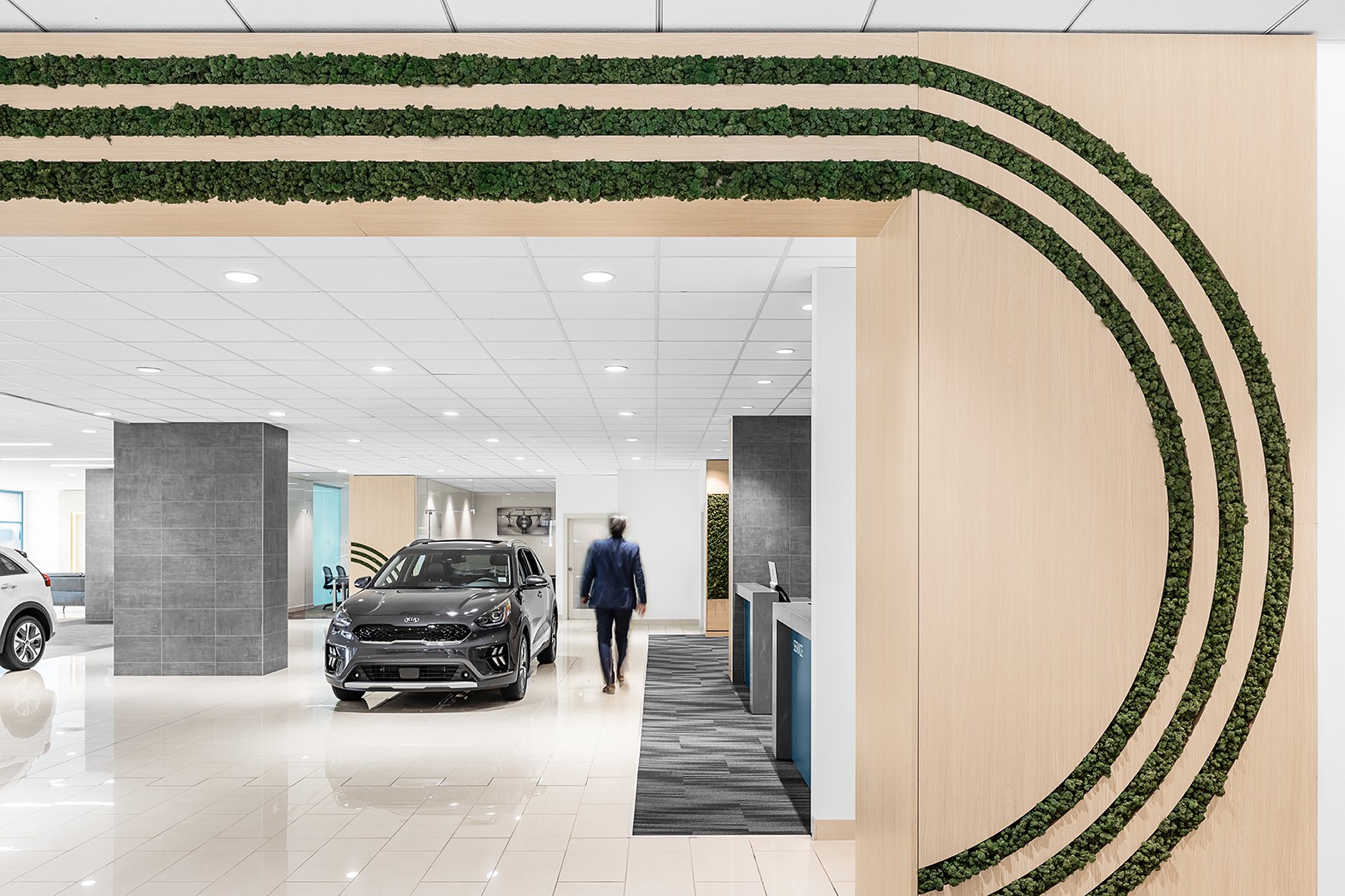 Kia Electric Vehicle Showroom in Vancouver  B.C.    by Cutler