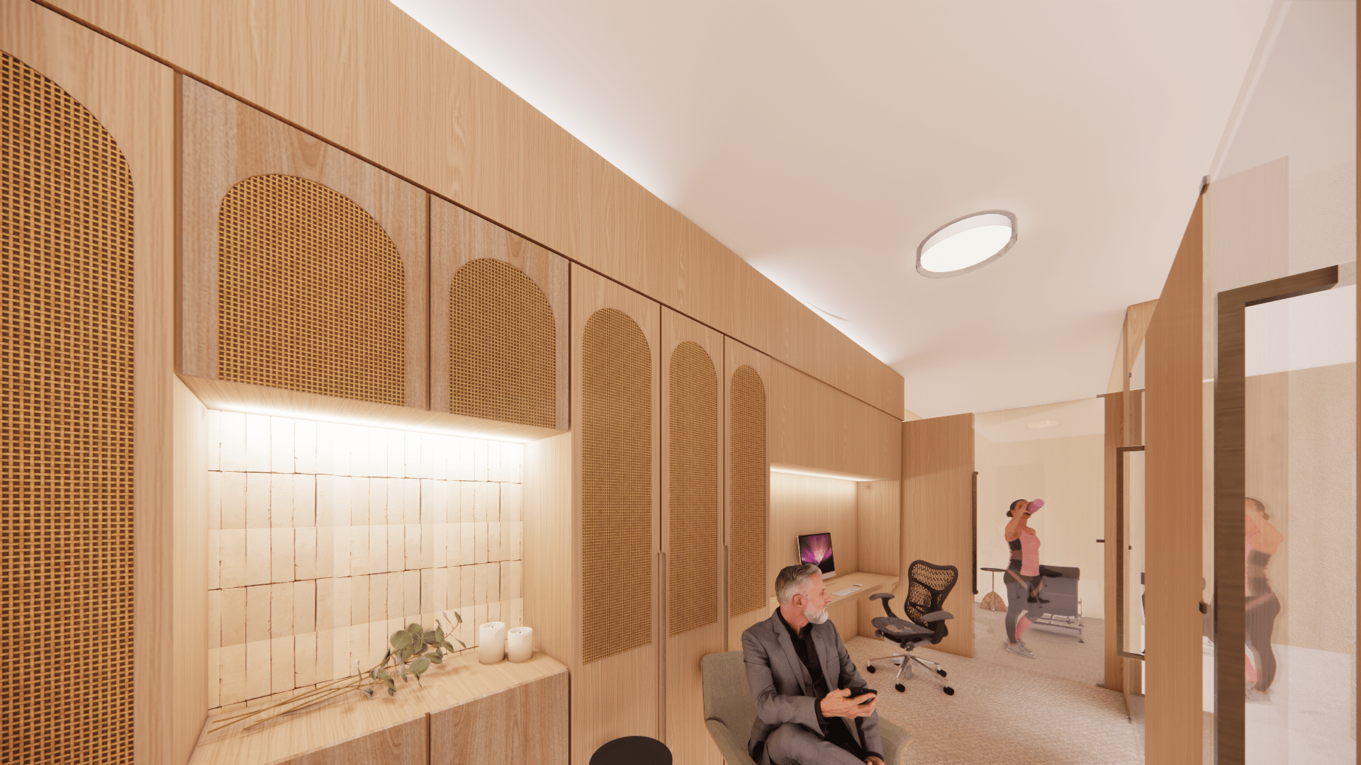 Client waiting area, Interior Design, Mental Health & Wellness Centre in Vancouver British Columbia, by Cutler