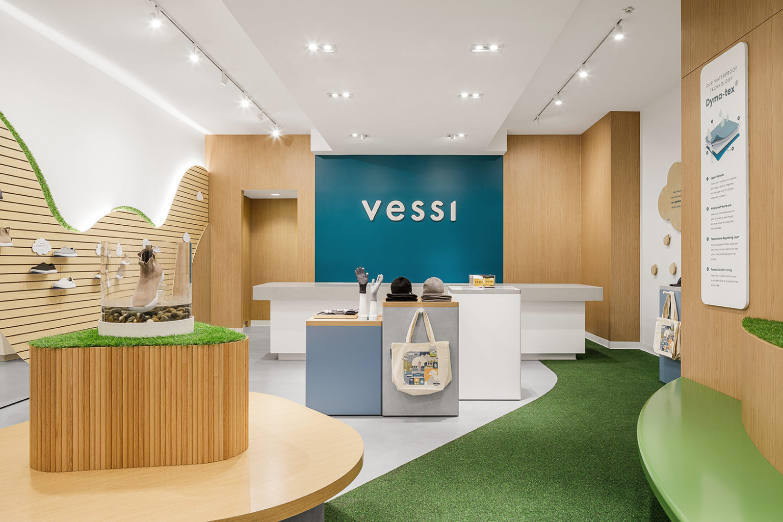Project: Vessi Interior Design & Architecture in Metropolis at Metrotown, Burnaby BC 
