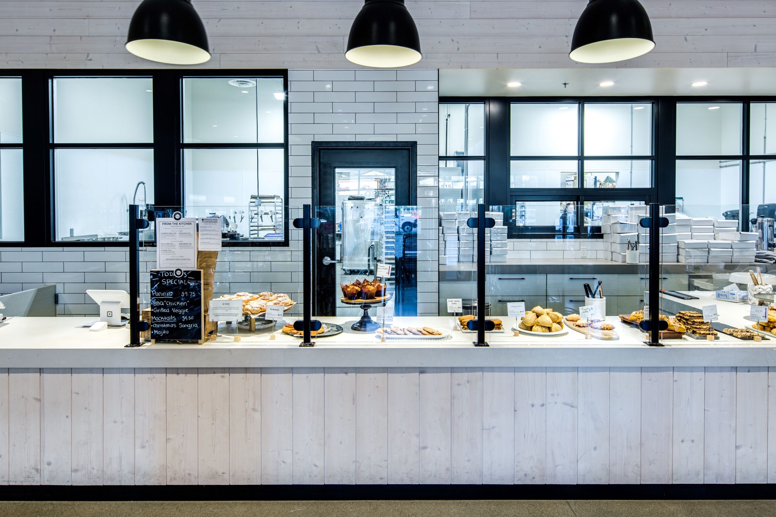 Millwork tables storefront, , Silver Hills – The Sprouted Oven in Abbotsford BC, by Cutler