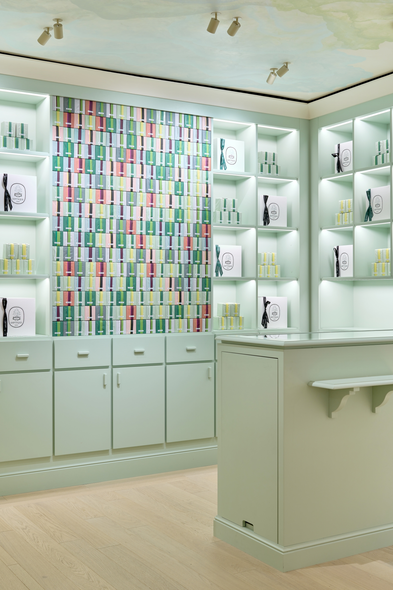 Retail, millwork, store, , Diptyque | Pacific Centre in Vancouver BC, by Cutler