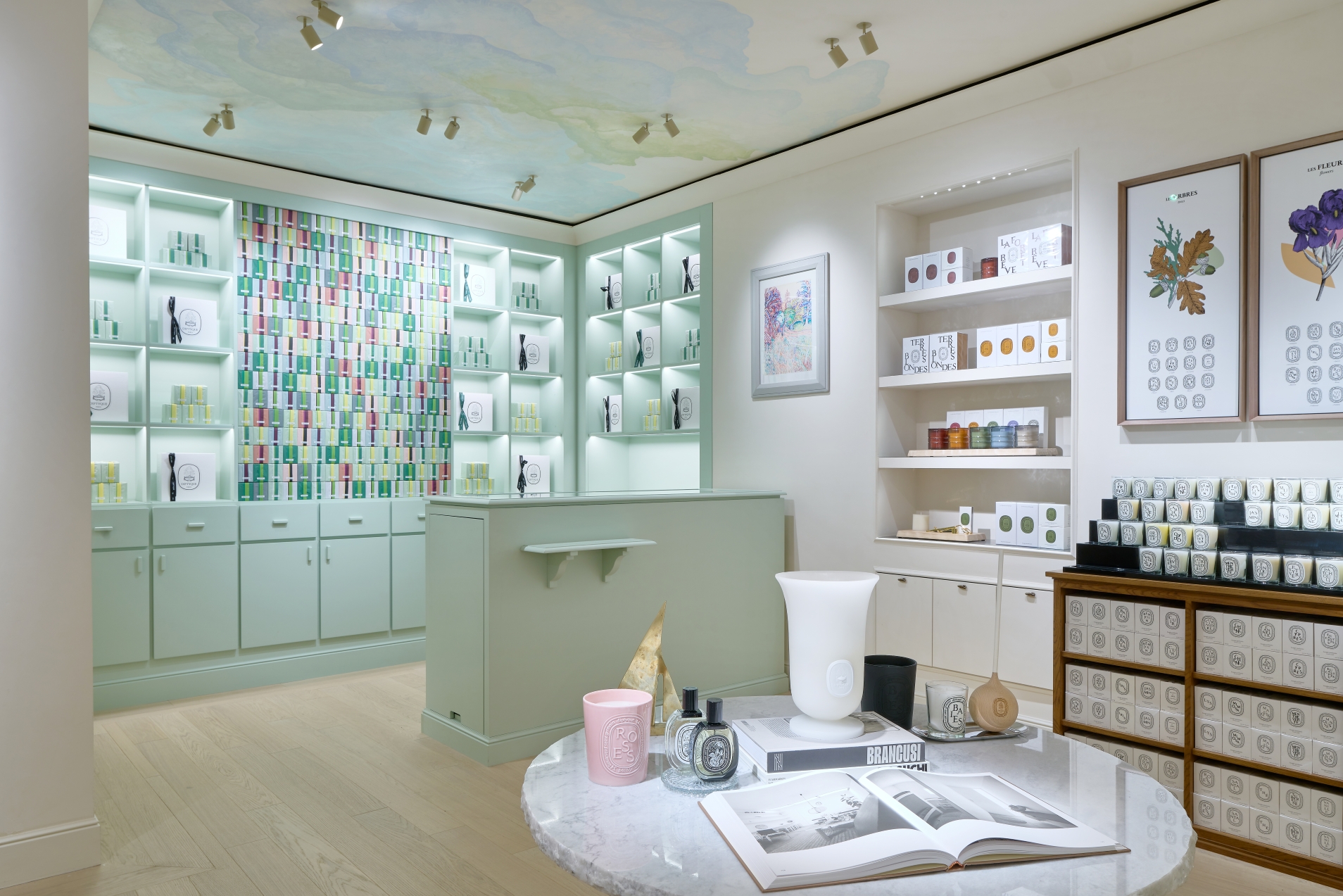 Retail, millwork, store, , Diptyque | Pacific Centre in Vancouver BC, by Cutler