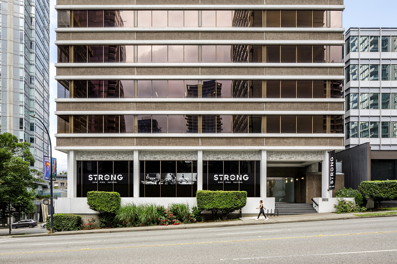 Fitness, gym, Pilates, training, exterior, signate, , Strong Pilates in Vancouver BC, by Cutler