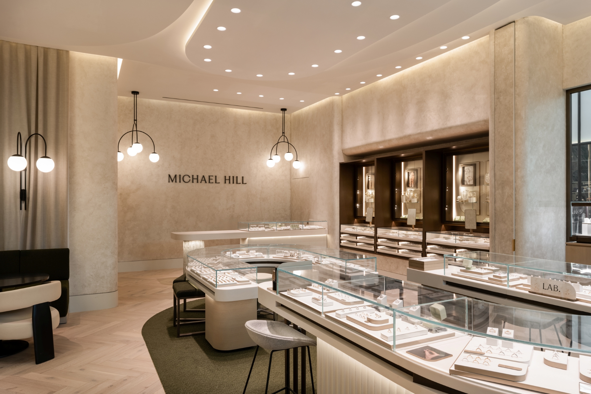 Retail, millwork, store, , Michael Hill Jewellers – Yorkdale Mall in Toronto ON, by Cutler