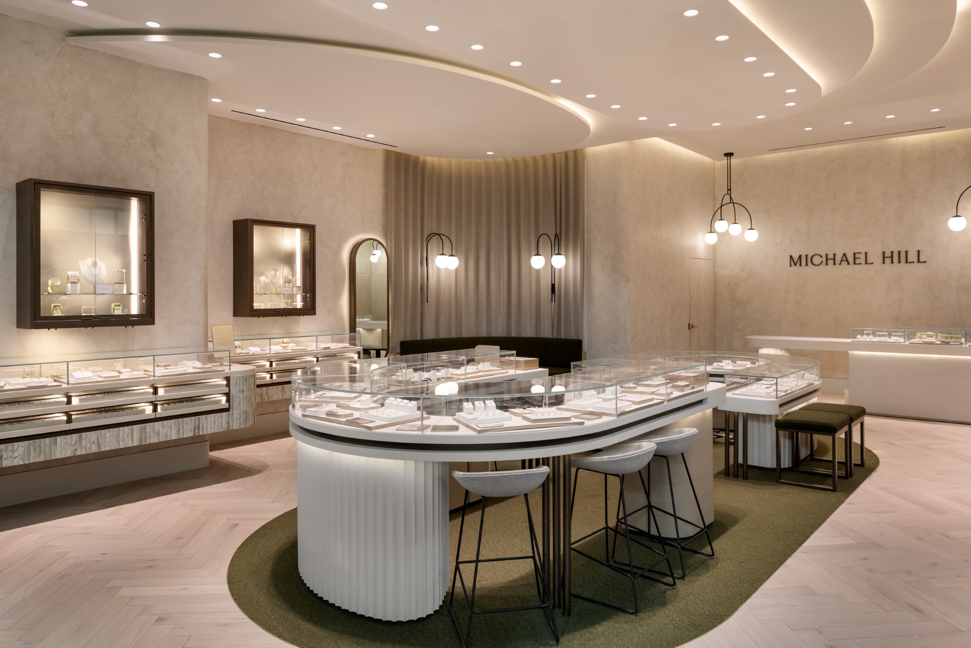 Retail, millwork, store, , Michael Hill Jewellers – Yorkdale Mall in Toronto ON, by Cutler