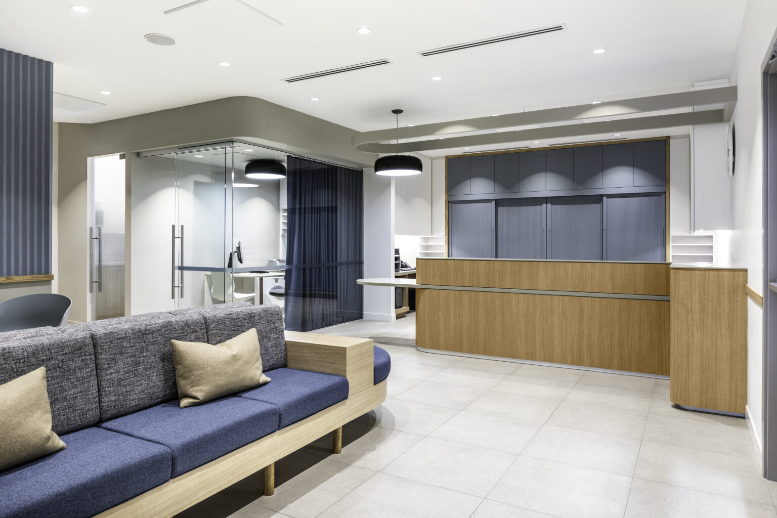 Dental office feasibility study floor plan showing spatial requirements and zoning considerations